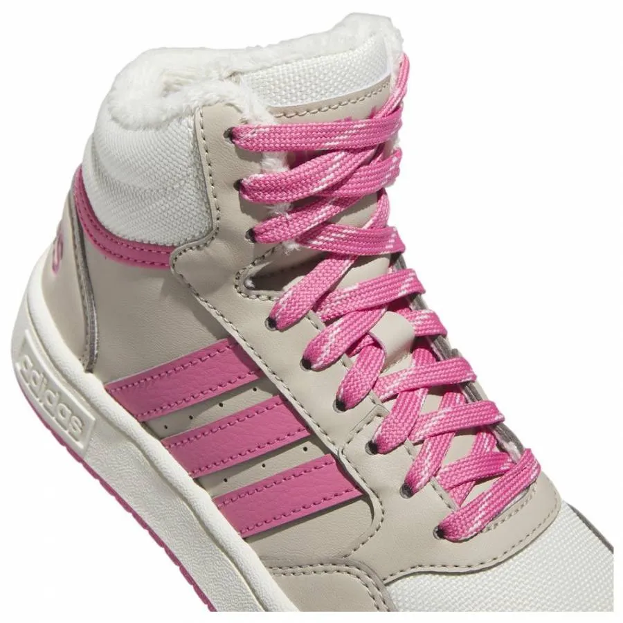 ADIDAS HOOPS MID 3.0 K IF7739 WONBEI/PNKFUS/OWHITE